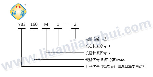 YB3高效隔爆型三相異步電動(dòng)機(jī)_型號(hào)意義說(shuō)明_六安江淮電機(jī)有限公司